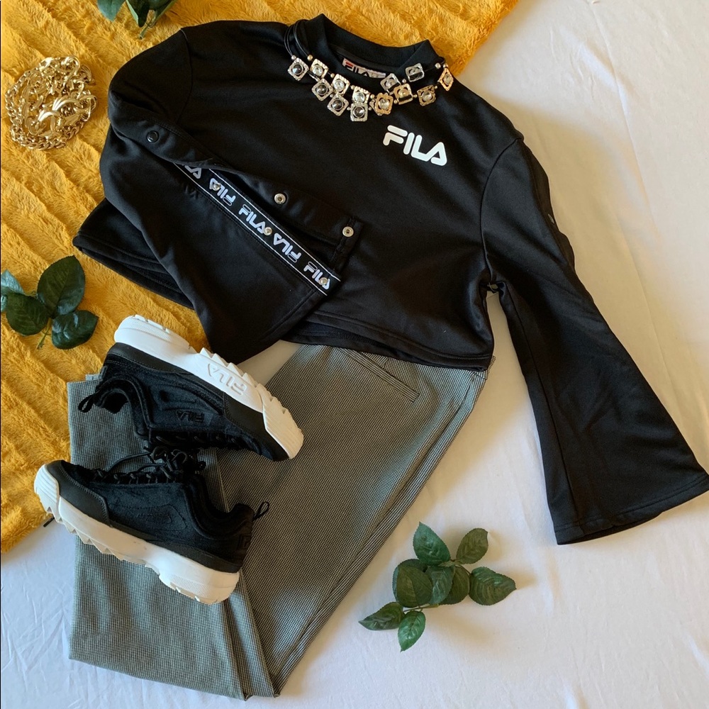 Aurora Flared Cropped Sweatshirt